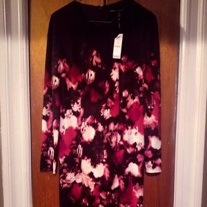 WH/BM Jersey Colorblock sheath dress